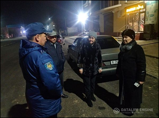 "Біз және Заң" тақырыбымен он күндік іс-шара аясында оқушылардың түнгі беймезгіл уақытта жүруіне, қаңғыбастыққа салынуының алдын-алу