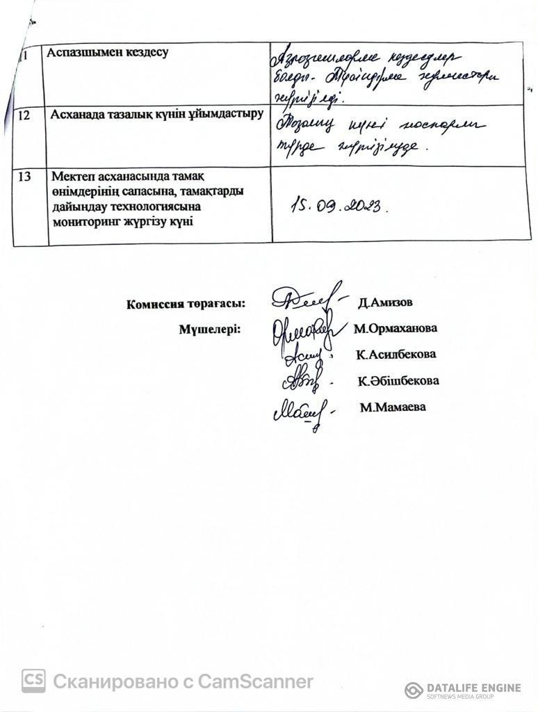 Бракераж комиссиясы хаттама №2